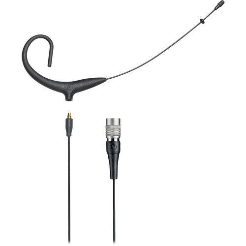 Audio-Technica BP892xCW Omnidirectional Earset and Detachable Cable with cW Connector - Black