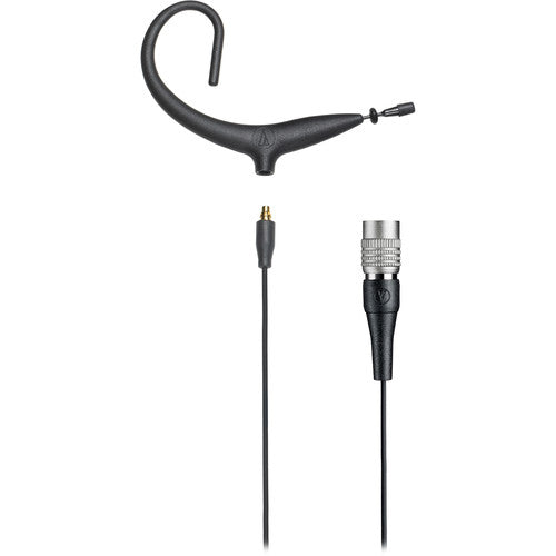 Audio-Technica BP893xCW Omnidirectional Earset and Detachable Cable w/ cW Connector - Black