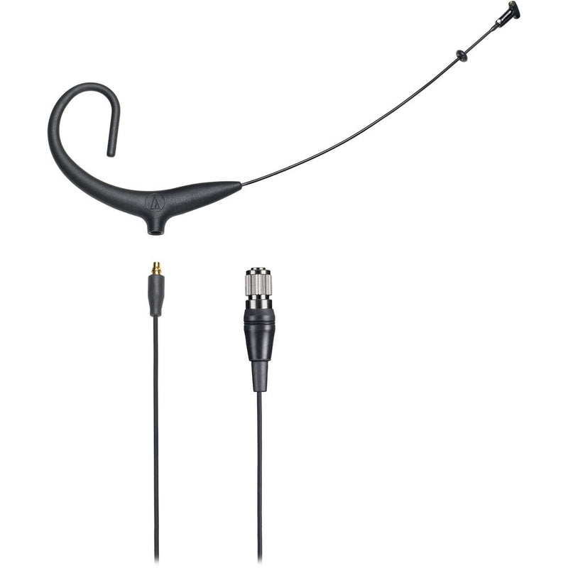 Audio-Technica BP894xcH MicroSet Microphone serre-tête à condensateur cardioïde et câble détachable - Noir, 4 broches Hirose cH-Style