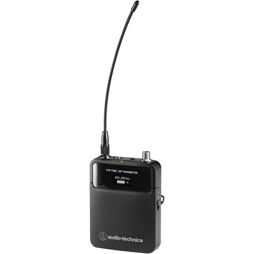 Audio-Technica ATW-3211/892x 3000 Series Wireless Omni Earset Microphone System - Black, DE2: 470 to 530 MHz