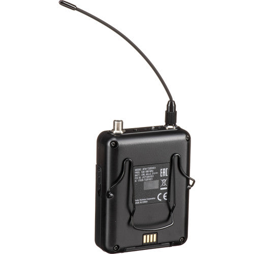 Audio-Technica ATW-3211/892x 3000 Series Wireless Omni Earset Microphone System - Black, DE2: 470 to 530 MHz