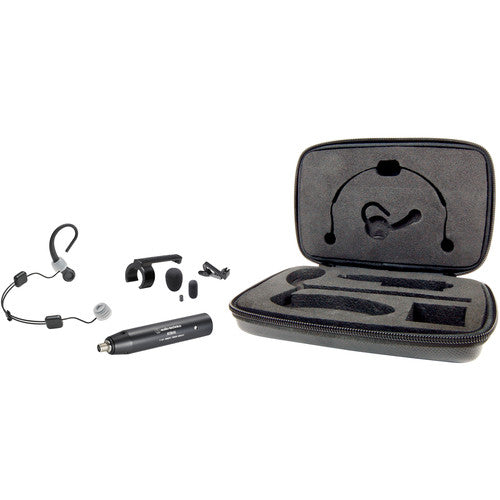 Audio-Technica BP893x MicroEarset Microphone serre-tête à condensateur omnidirectionnel - Noir