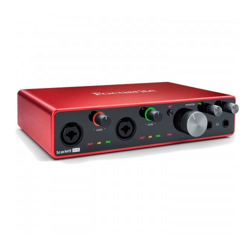 Focusrite SCARLETT 8I6 3RD GEN USB Audio Interface - Red One Music