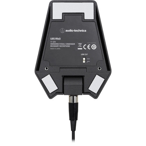 Audio-Technica U851RBO Omnidirectional Condenser Boundary Microphone (Black)