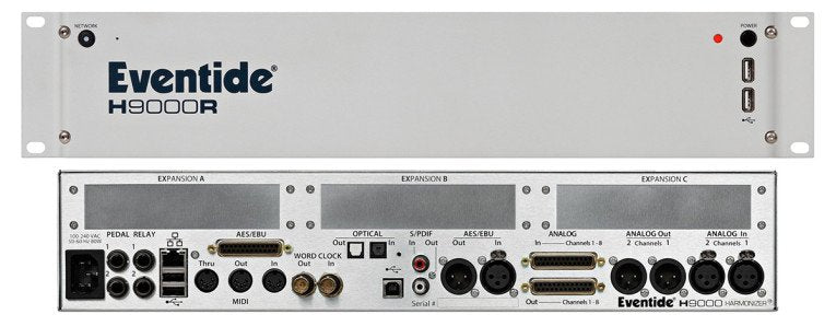 Eventide H9000R 16 DSP Multi-Channel Effects Processor w/Blank Front Panel & Remote Contol