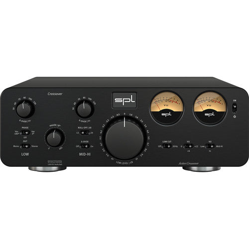 SPL CROSSOVER Active Analog 2-Way Crossover for Pro Audio and Hi-Fi Applications (Black)