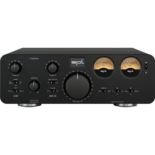 SPL CROSSOVER Crossover analogique actif 2 voies pour applications audio professionnelles et Hi-Fi (noir)