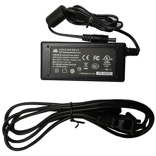 BirdDog BD-P12-2 12VDC 2A Power Adapter for P100 and P200 Cameras
