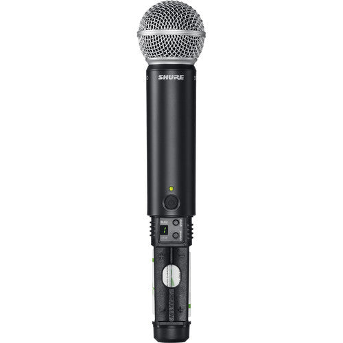 Shure BLX288 / SM58 Système de microphone à main sans fil à double canal avec capsules SM58 (H10: 542 à 572 MHz)