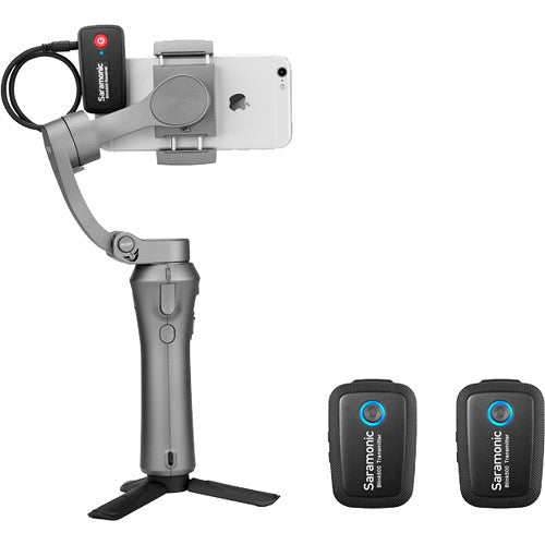 Saramonic Blink 500 B2 Système de microphone sans fil Omni Lavalier 2,4 GHz pour appareil photo numérique pour 2 personnes
