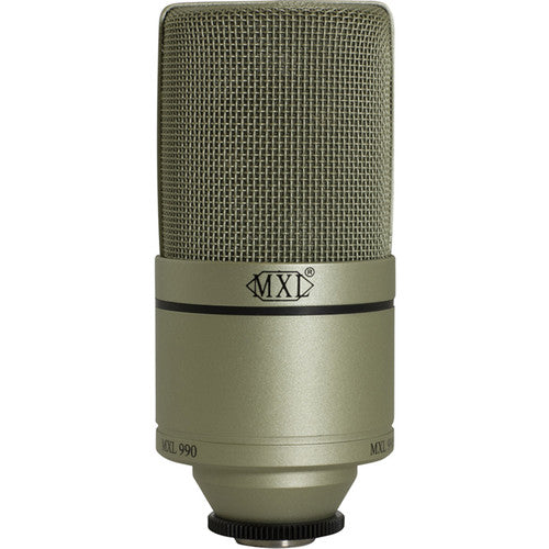 MXL 990 Condenser Microphone with Shockmount and Carrying Case