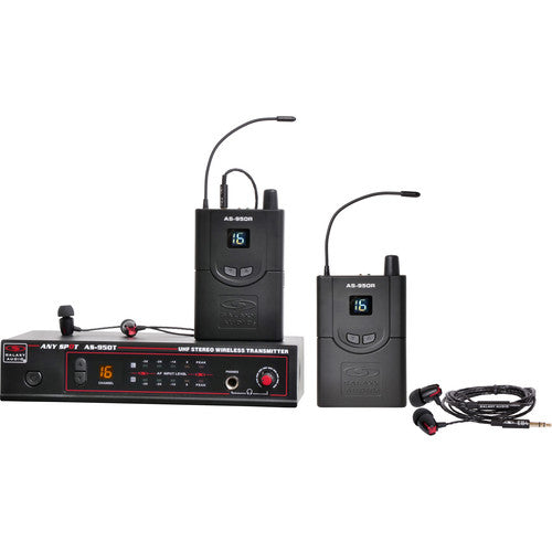 Galaxy Audio AS-950-2P2 Wireless In-Ear Twin Pack Monitor System (P2: 470-494 MHz)