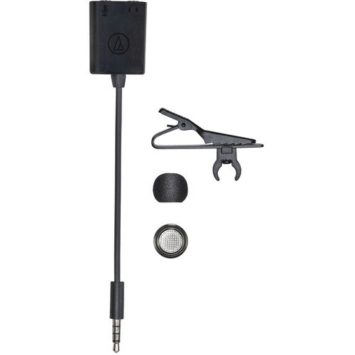 Audio-Technica ATR3350XIS Microphone Lavalier à Condensateur Omnidirectionnel Pour Smartphones 