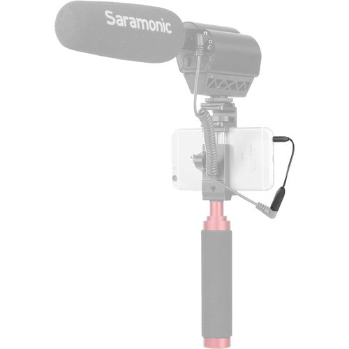 Saramonic SR-UC201 Câble adaptateur TRS femelle 3,5 mm vers TRRS mâle 3,5 mm pour smartphones (3")