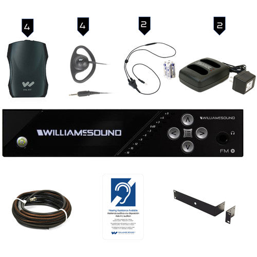 Williams AV FM 557 PRO D Wi-Fi/Dual FM Dante-Enabled Assistive Listeni