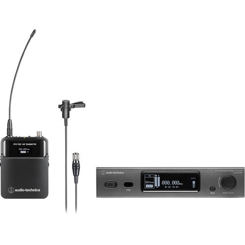 Audio-Technica ATW3211N-831-EE1 3000 Series Network Wireless Cardioid Lavalier Microphone System - Red One Music