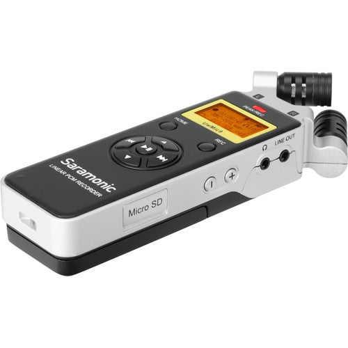 Saramonic SR-Q2 Enregistreur audio portable avec microphone stéréo X/Y
