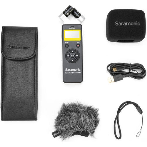 Saramonic SR-Q2 Enregistreur audio portable avec microphone stéréo X/Y