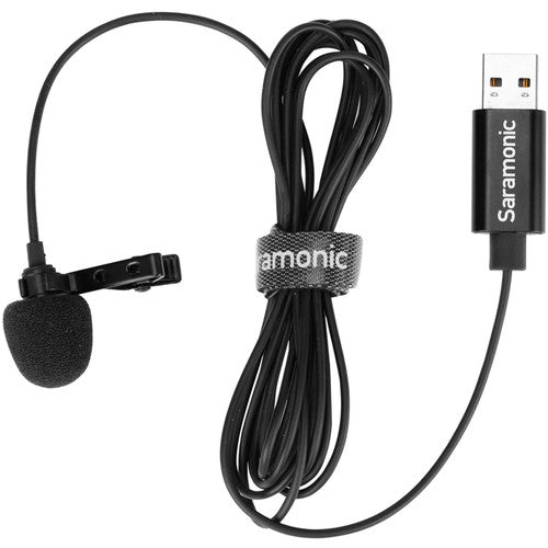 Saramonic LAVMICRO Microphone cravate USB omnidirectionnel (câble de 6,5')