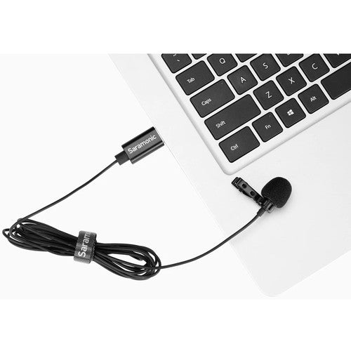 Saramonic LAVMICRO Omnidirectional USB Lavalier Microphone (19.7' Cable)