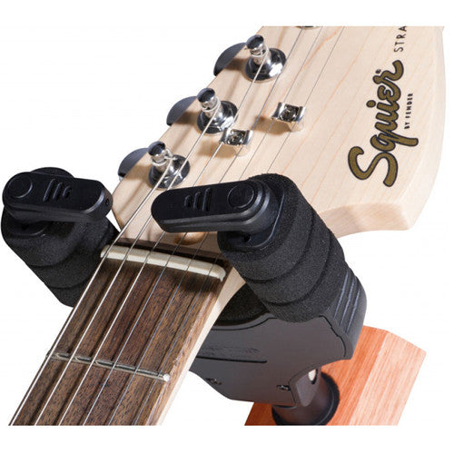 On-Stage GS8730CH Wood Locking Guitar Hanger - Cherry