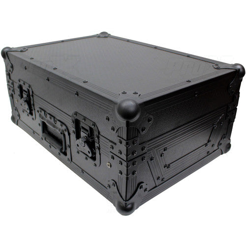 ProX XS-RANE-72-LTBL-MK2 11" DJ Mixer Road Case W/Laptop Shelf for Rane Seventy-Two 72 and Rane Seventy (Black on Black)