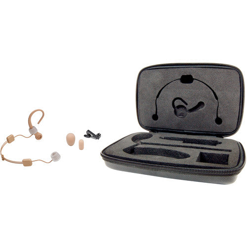 Audio-Technica BP894xCT4-TH MicroSet Microphone serre-tête à condensateur cardioïde et câble détachable Beige, TA4F