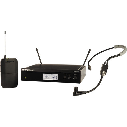 Shure BLX14R/SM35 Système de microphone pour casque sans fil cardioïde à montage en rack (H11 : 572 à 596 MHz)