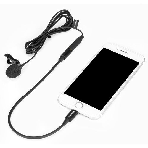 Saramonic LAVMICRO Omnidirectional Lavalier Microphone w/ Lightning Connector for iOS Devices (6.5' Cable)