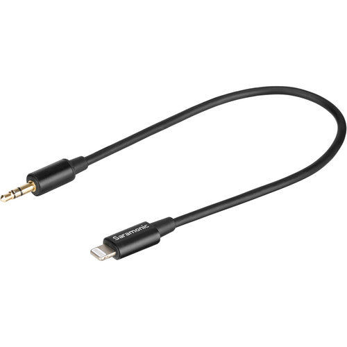 Saramonic LAVMICRO-U1C Microphone cravate omnidirectionnel double avec connecteur Lightning pour appareils iOS (câble 19,6')