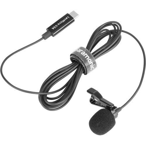 Saramonic LAVMICRO Microphone cravate omnidirectionnel avec connecteur USB Type-C pour appareils Android (câble de 6,5')