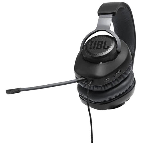 JBL QUANTUM 100 Wired Over-Ear Gaming Headset (Black)