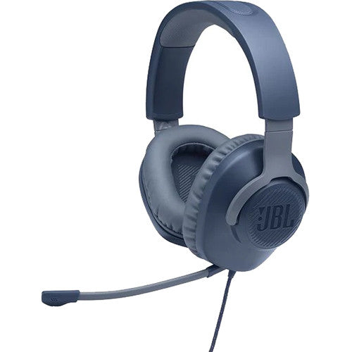 JBL QUANTUM 100 Wired Over-Ear Gaming Headset (Blue)