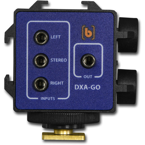 Adaptateur/support à deux canaux Beachtek DXA-GO pour récepteur et caméra sans fil GO