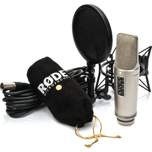 Rode NT2-A Microphone à condensateur à large membrane avec support antichoc