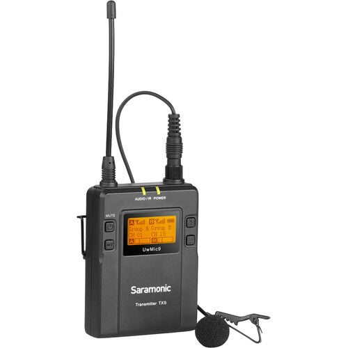 Saramonic UHFWIRELESS Système de microphone omni-cravate sans fil à montage sur caméra (514 à 596 MHz)