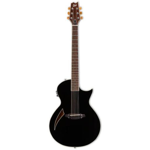 ESP LTD TL-6S THINLINE Guitare électrique acoustique avec micro Fishman - Noir