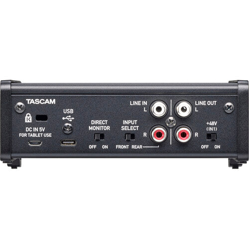 Tascam US-1x2HR Interface audio de bureau 2x2 USB Type-C