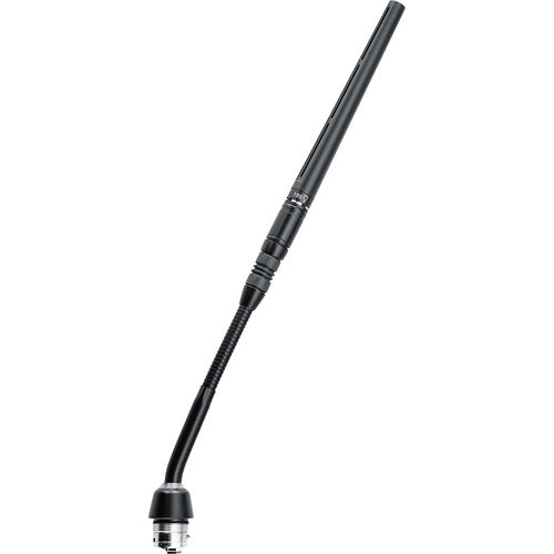 Shure MX405 Series 5" Gooseneck Microphone with Mini-Shotgun Condenser Cartridge (Light Ring, Surface-Mount Preamp)