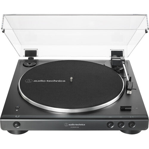 Audio-Technica AT-LP60XBT-USB-BK Fully Automatic Two-Speed Stereo Turntable With Bluetooth & USB (Black)