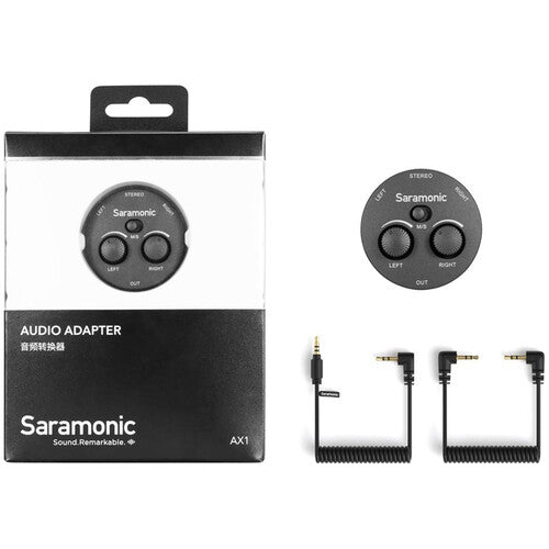 Adaptateur audio double canal Saramonic AX1