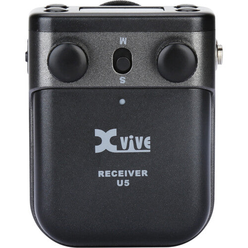 Xvive Audio XVive-U5st2 2-Personne Système de microphone Omni sans fil numérique Omni Lavalier pour les appareils photo - 2,4 GHz