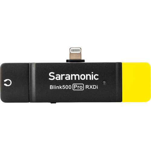 Saramonic BLINK500PRO-B4 Système de microphone omni-cravate numérique sans fil pour 2 personnes pour appareils Lightning iOS (2,4 GHz)