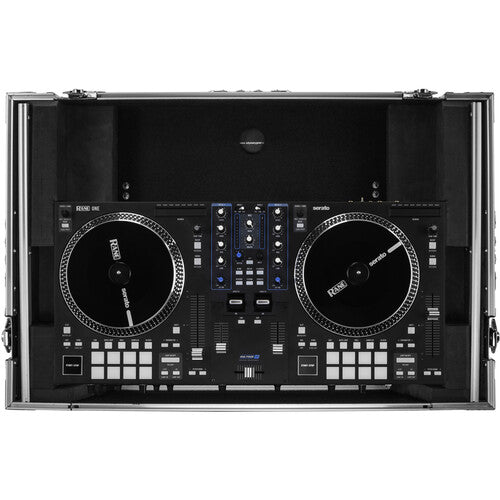 Odyssey FZGSRANEONEW1 Flight Zone Glide Style Flight Case pour contrôleur de logiciel Rane One DJ (argent sur noir)