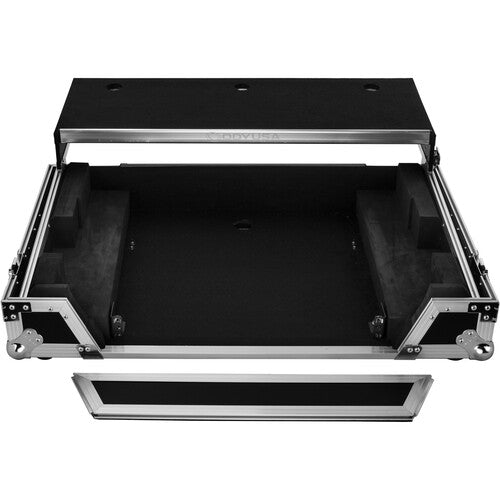 Odyssey FZGSRANEONEW1 Flight Zone Glide Style Flight Case pour contrôleur de logiciel Rane One DJ (argent sur noir)