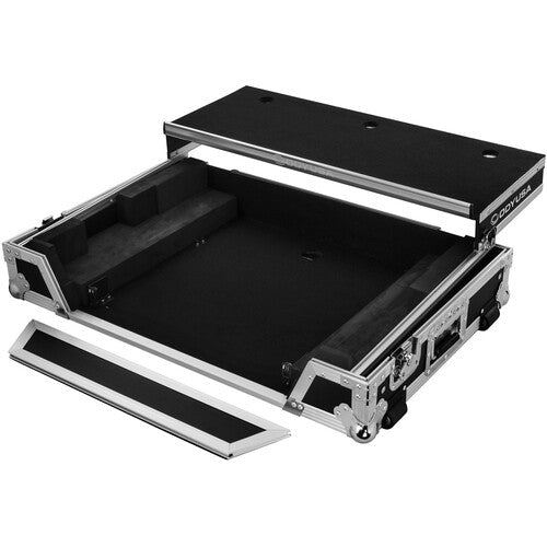 Odyssey FZGSRANEONEW1 Flight Zone Glide Style Flight Case pour contrôleur de logiciel Rane One DJ (argent sur noir)