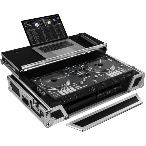 Odyssey FZGSRANEONEW1 Flight Zone Glide Style Flight Case pour contrôleur de logiciel Rane One DJ (argent sur noir)