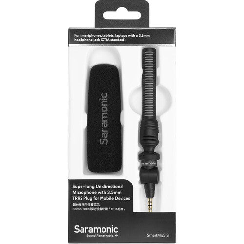 Saramonic SMARTMIC Mini microphone canon pour smartphones/tablettes/ordinateurs portables