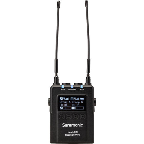 Saramonic UHFWIRELESS Système de microphone omni-cravate sans fil à montage sur caméra (514 à 596 MHz)