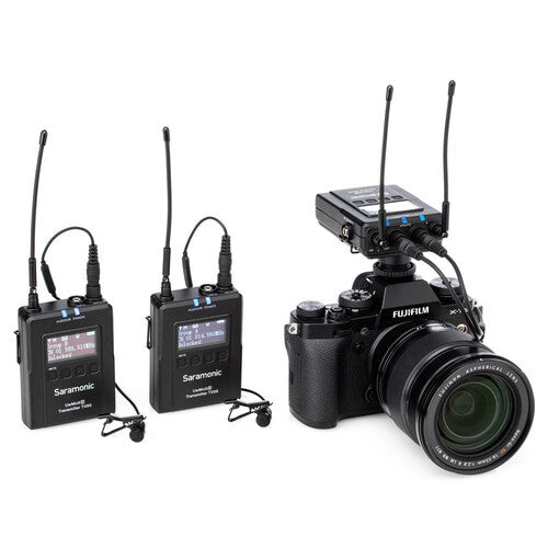 Saramonic UHFWIRELESS 2-Person Camera-Mount Wireless Omni Lavalier Microphone System (514 to 596 MHz)